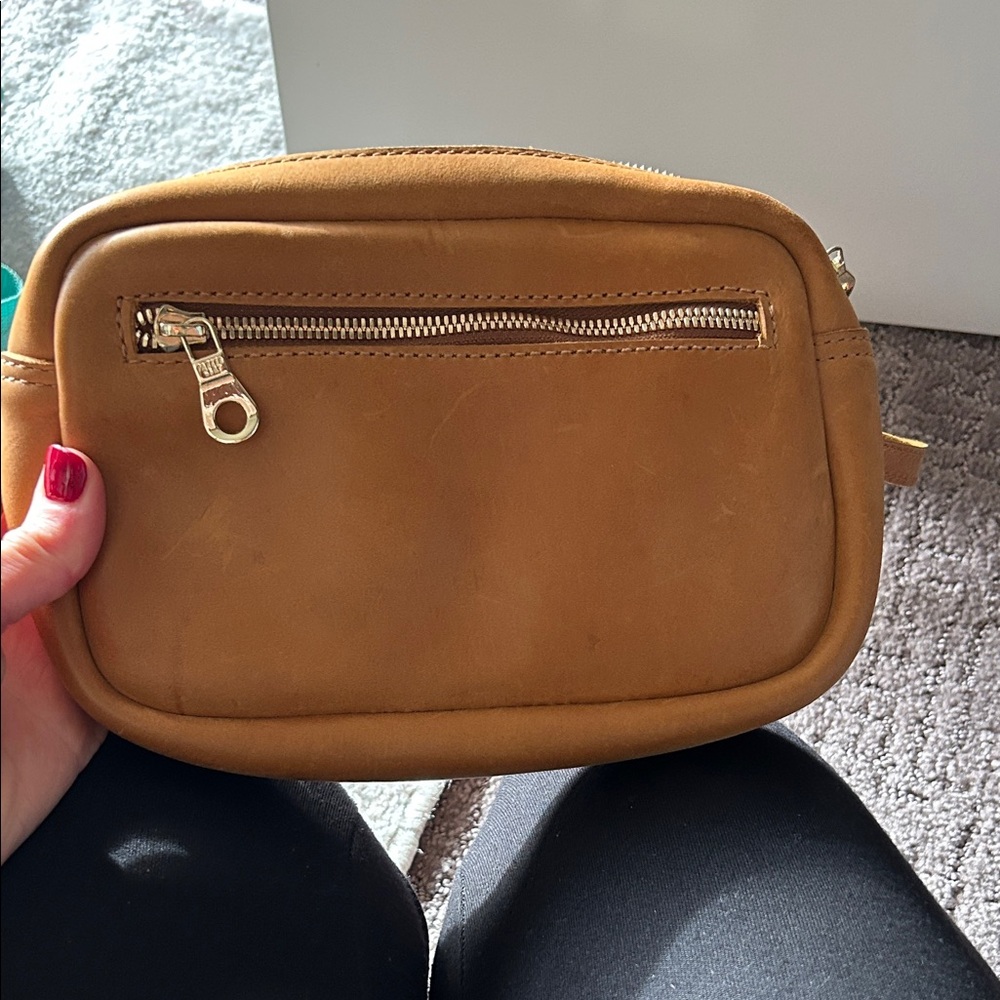 Parker Clay Tan Leather Women's Crossbody or beltbag